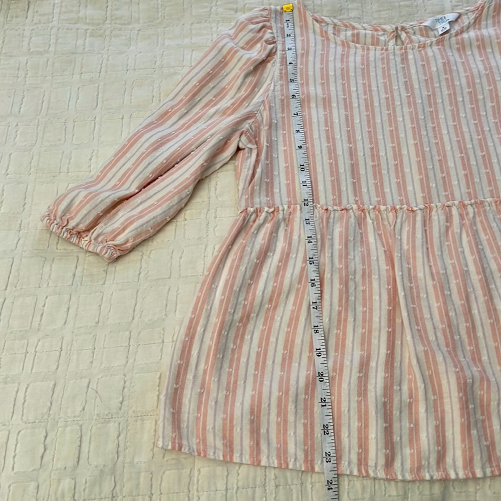 Time and Tru Peplum Top